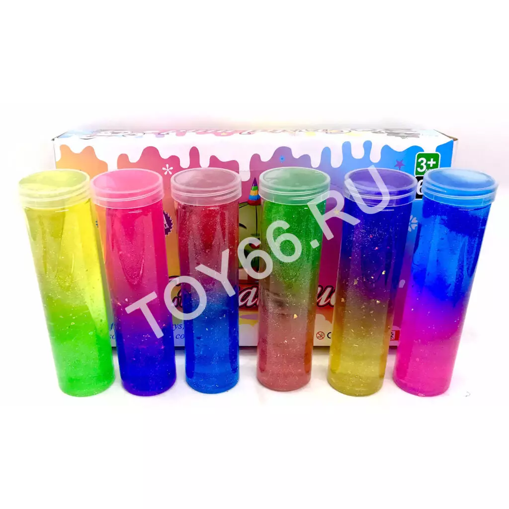 Слайм в колбах 6 шт. в блоке 28530 Слайм в колбах 6 шт. в блоке 28530