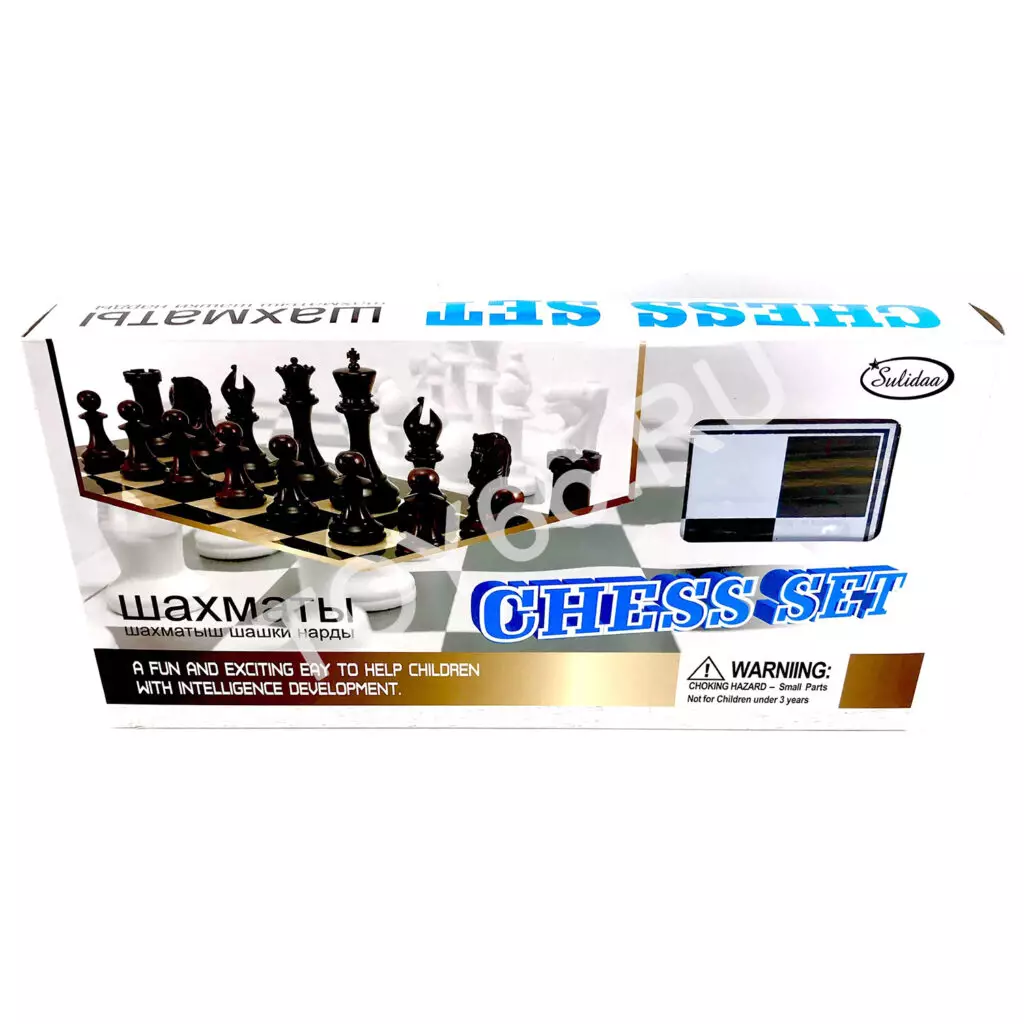 Шахматы шашки нарды 3 в 1 3134