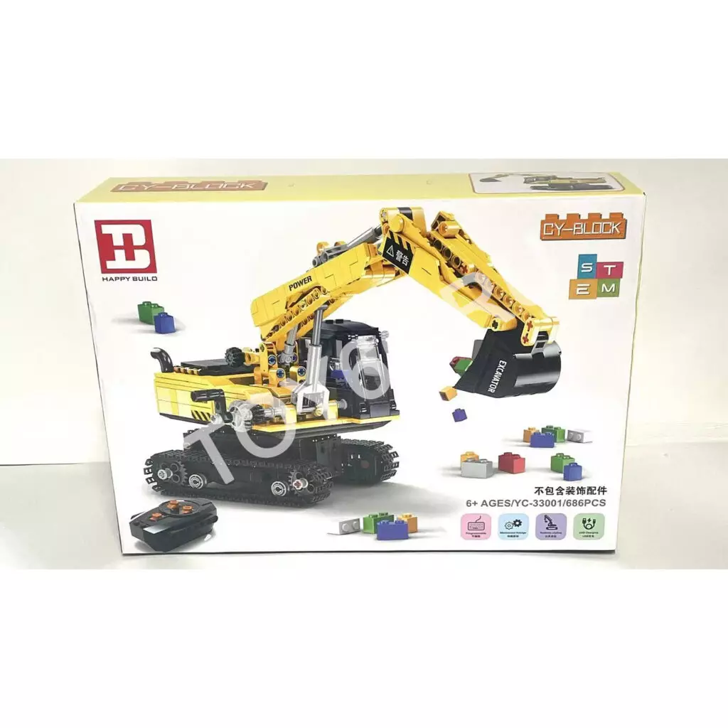 Конструктор Экскаватор 686 дет. 33001
