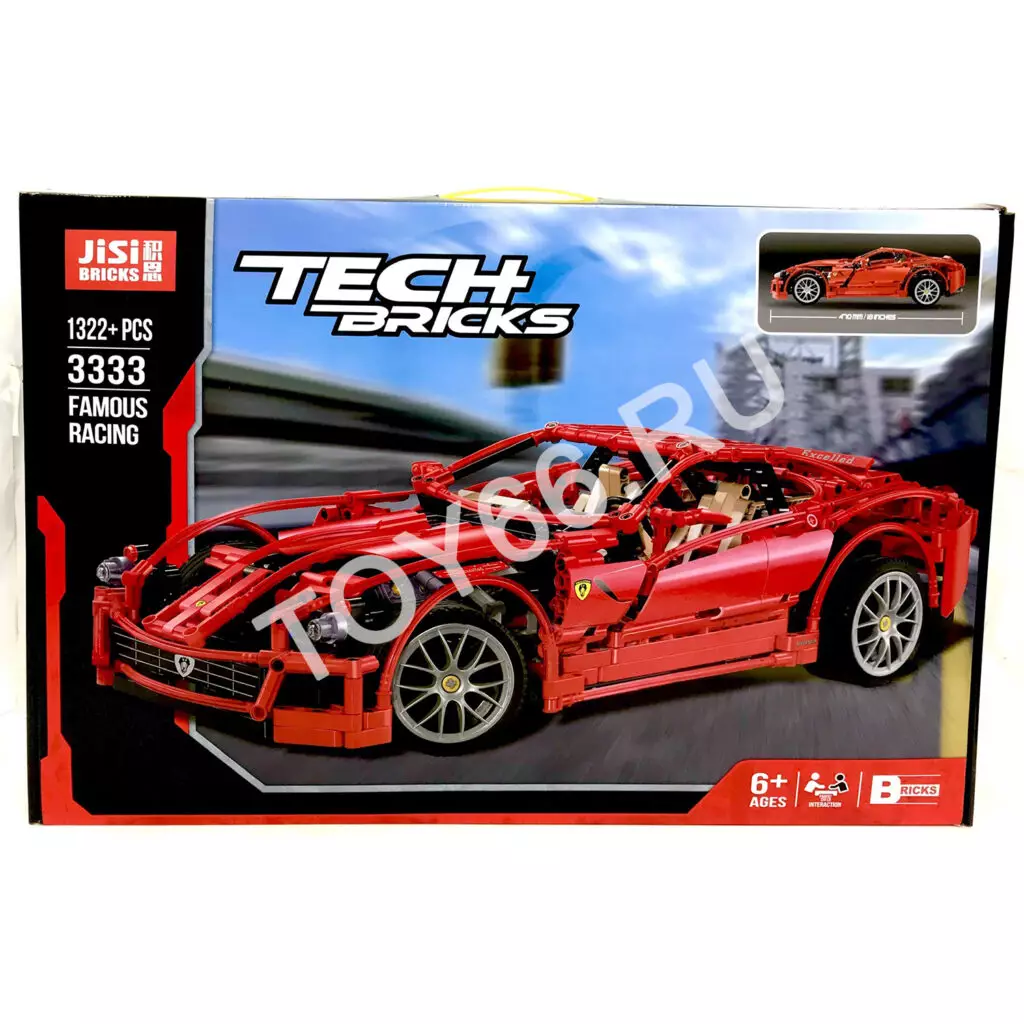 Конструктор Автомобиль 1322 дет. 3333 Конструктор Автомобиль 1322 дет. 3333