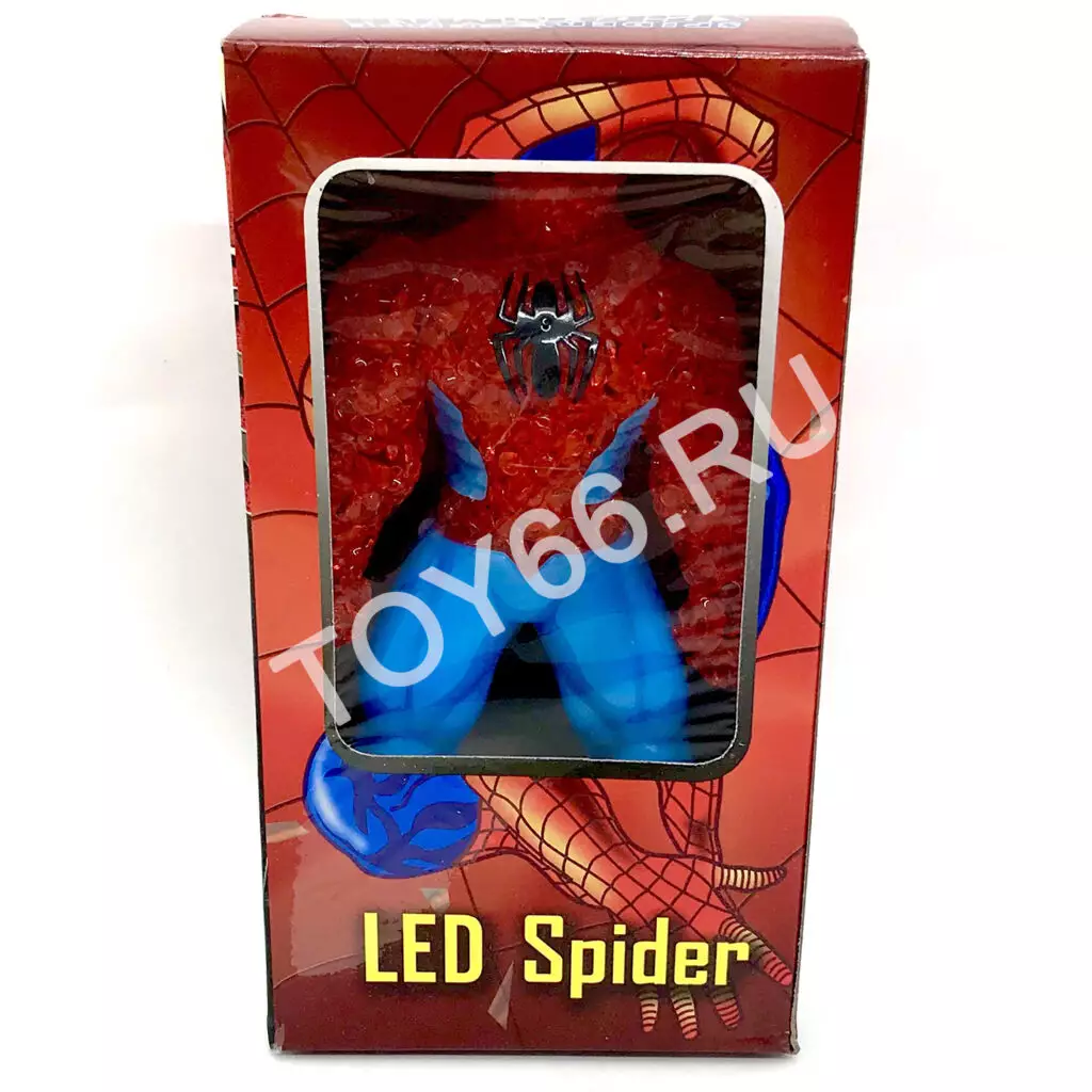 Фигурка Паук свет. 12 шт в блоке 456