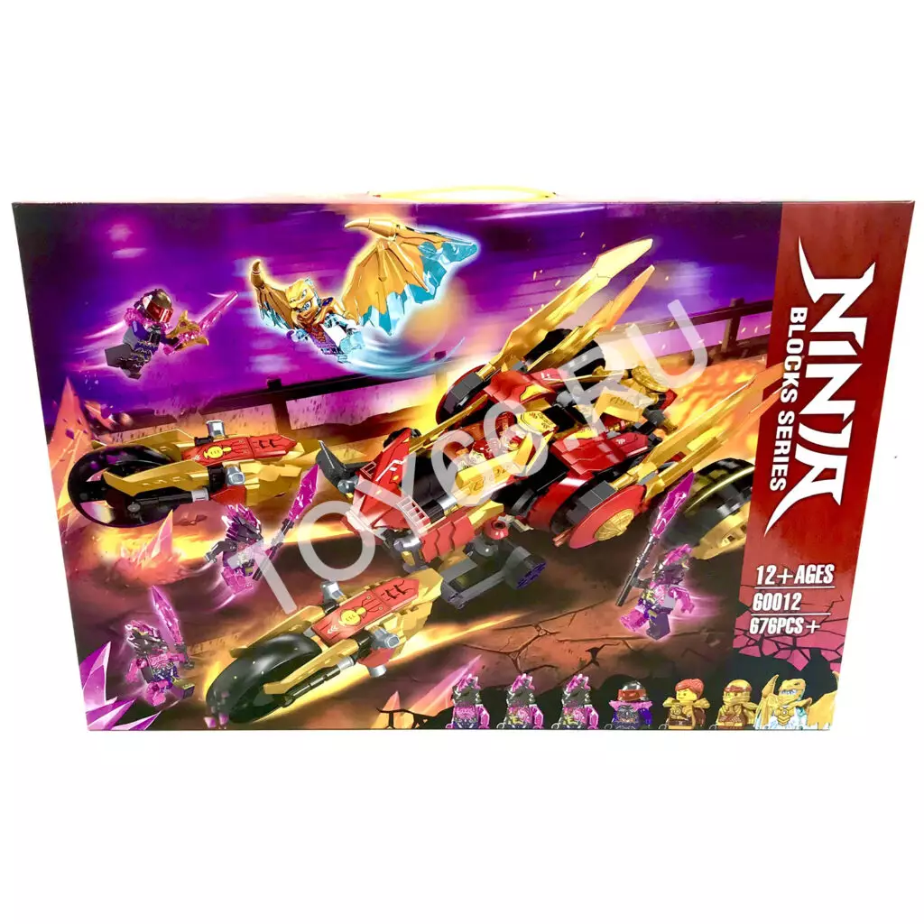 Конструктор Ниндзя 676 дет. 60012