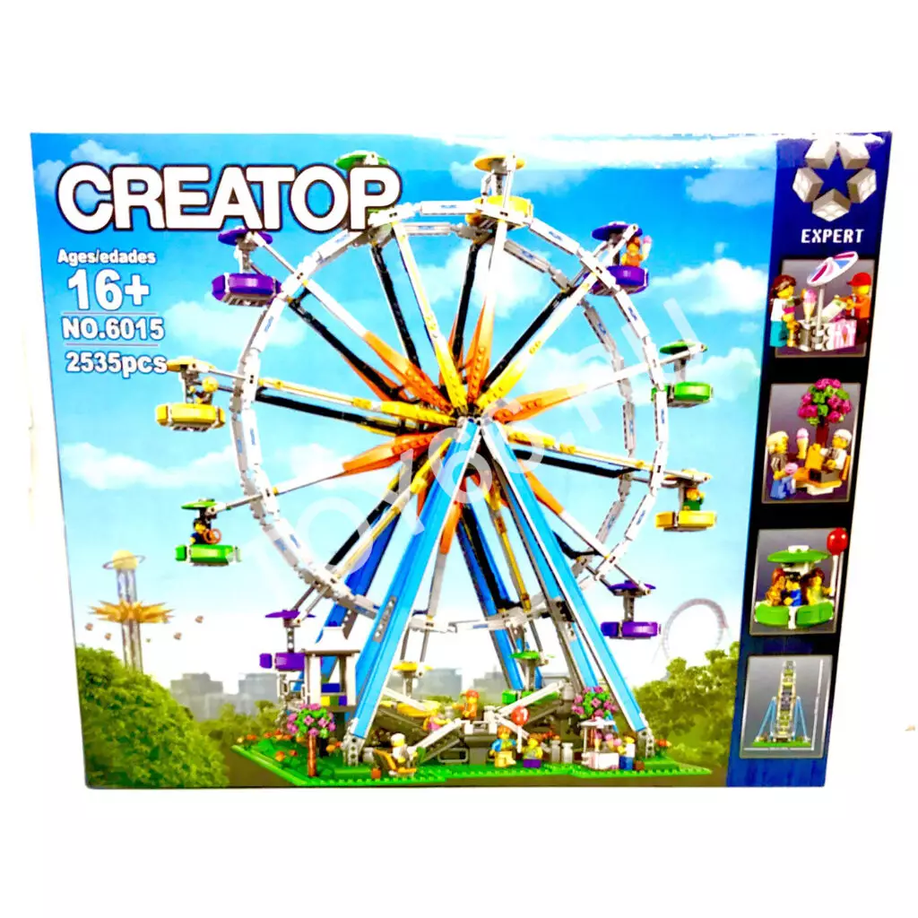 Конструткор Колесо обозрения 2535 дет. 6015