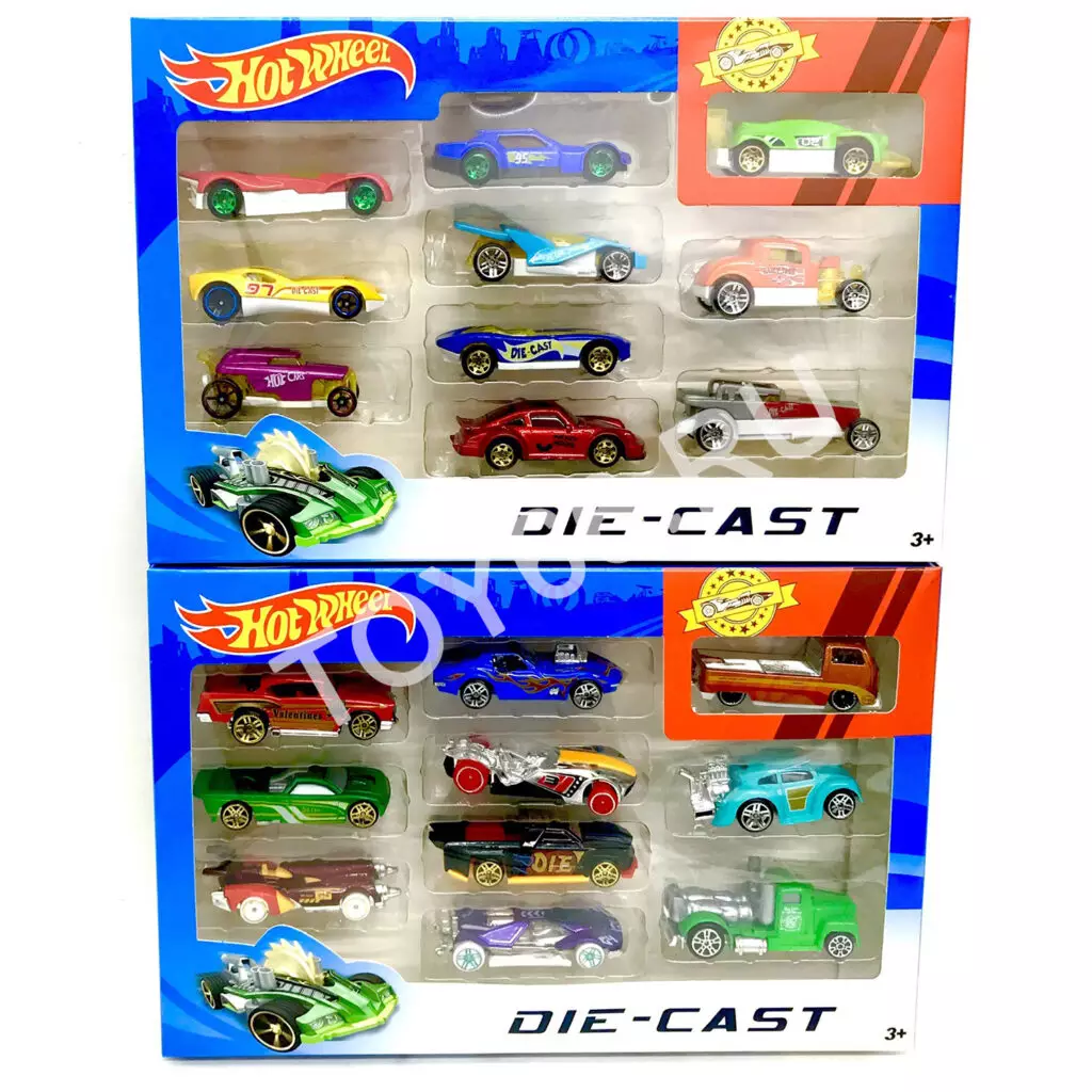 Модельки Хот Вилс 10 шт. в наборе 788-10