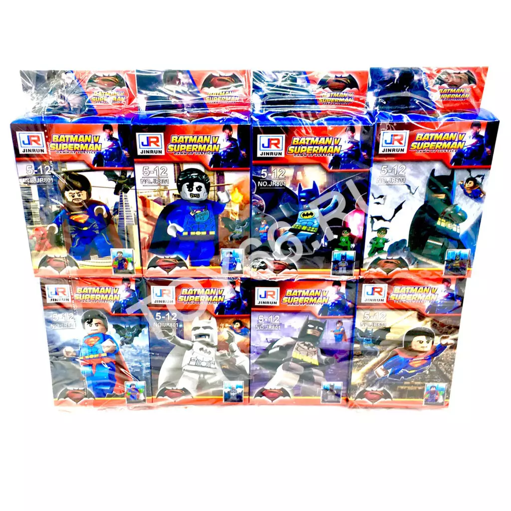 Конструктор Суперегрои 8 шт. в блоке 801 Конструктор Суперегрои 8 шт. в блоке 801