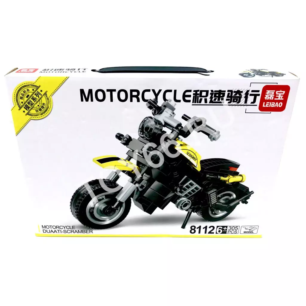 Конструктор Мотоцикл 305 дет. 8112 Конструктор Мотоцикл 305 дет. 8112