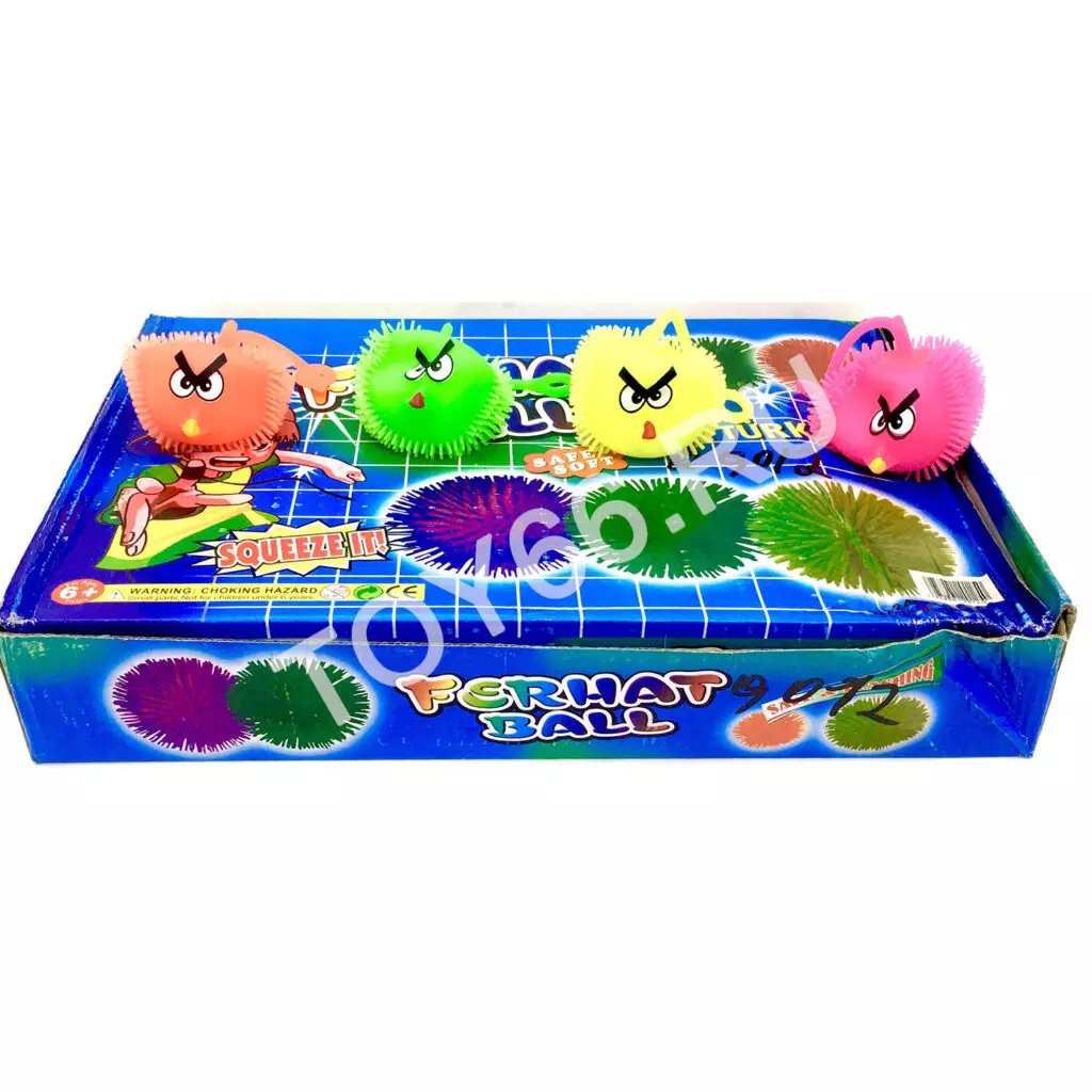 Мякиши Птички Энгри бердс 24 шт. в блоке 9012