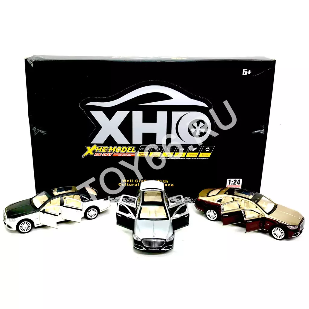 Машинка майбах (металл) 6 шт. в блоке B2409