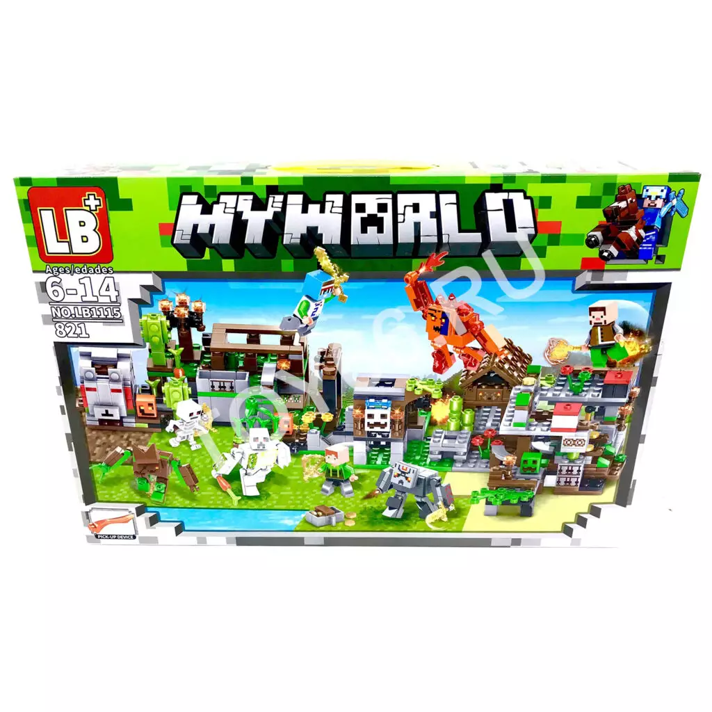 Конструктор Герои из кубиков 821 дет. LB1115