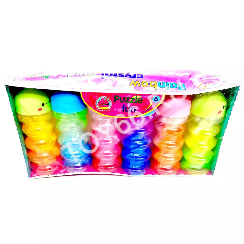 Лизун гусеница 6 шт. в блоке LY-004