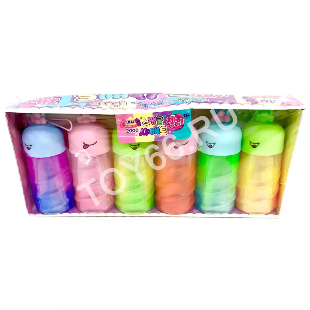 Слайм 6 шт. в блоке LY-007