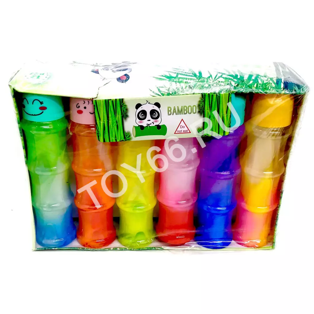 Слайм в колбах 12 шт. в блоке LY-89