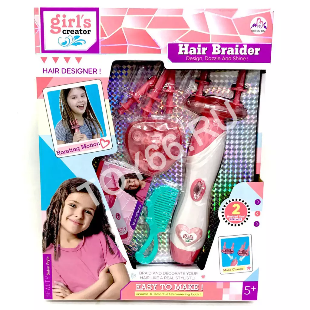 Набор для плетения косичек на волосах MBK-503