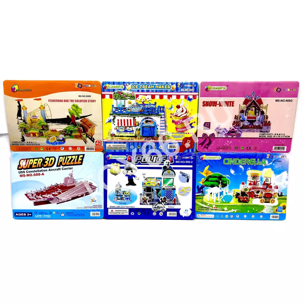 Пазлы в ассортименте PT-01