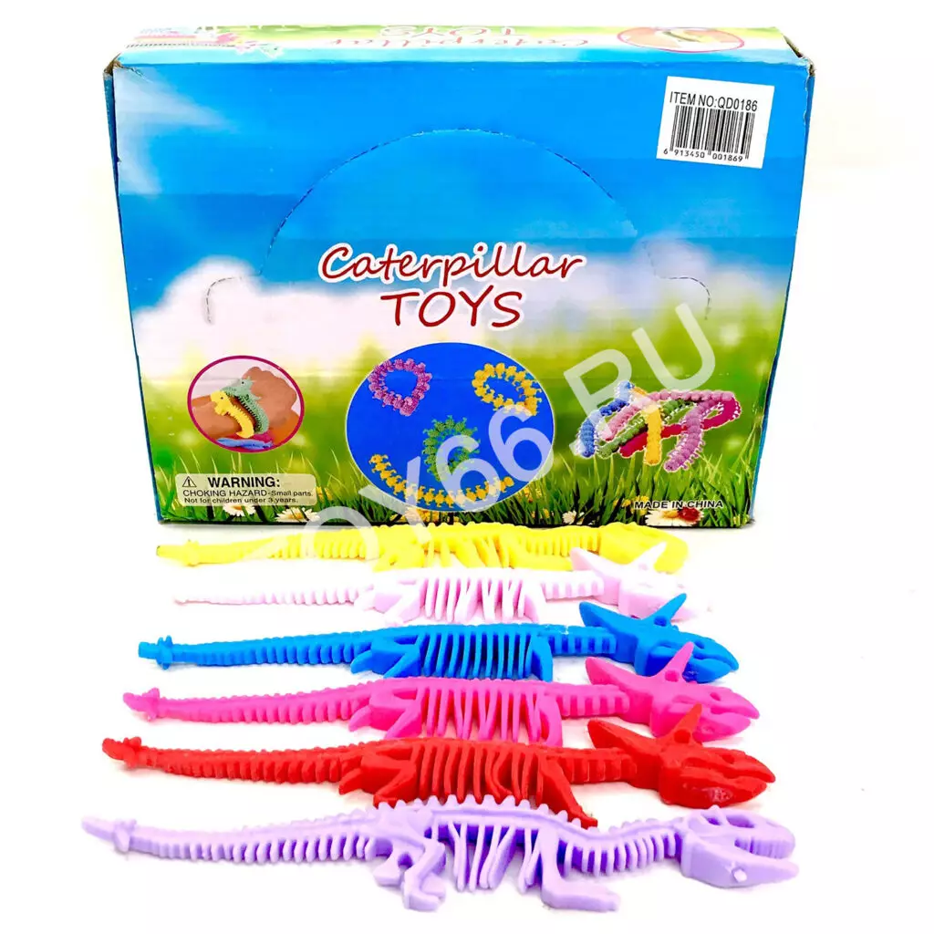 Игрушка антистресс Дино 50 шт. в блоке QD0186