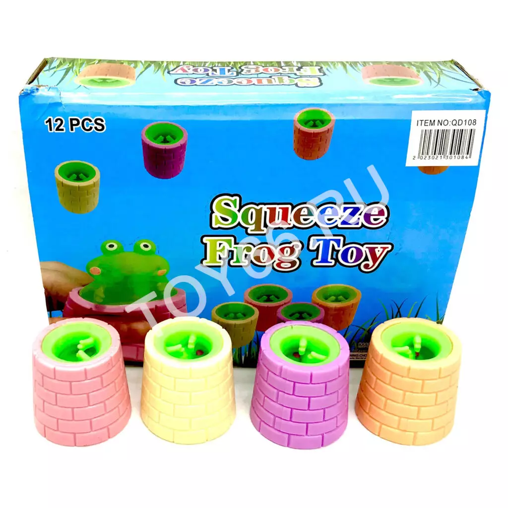 Лягушка игрушка 12 шт. в блоке QD108