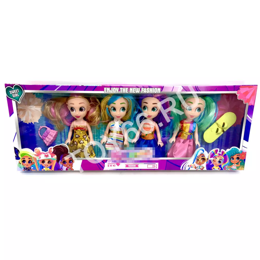 Куклы Hairdorables 4 шт. в наборе QQ26-2