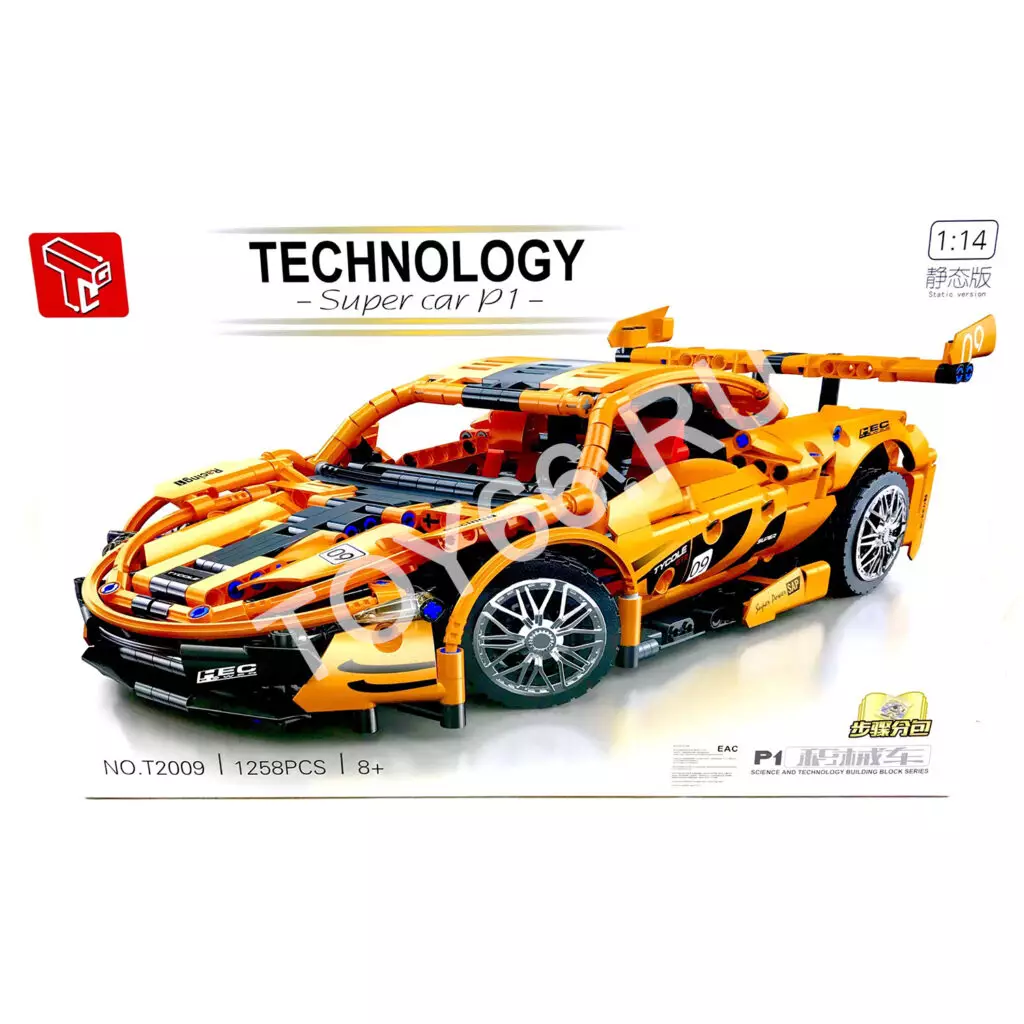 Конструктор Суперкар 1258 дет. T2009