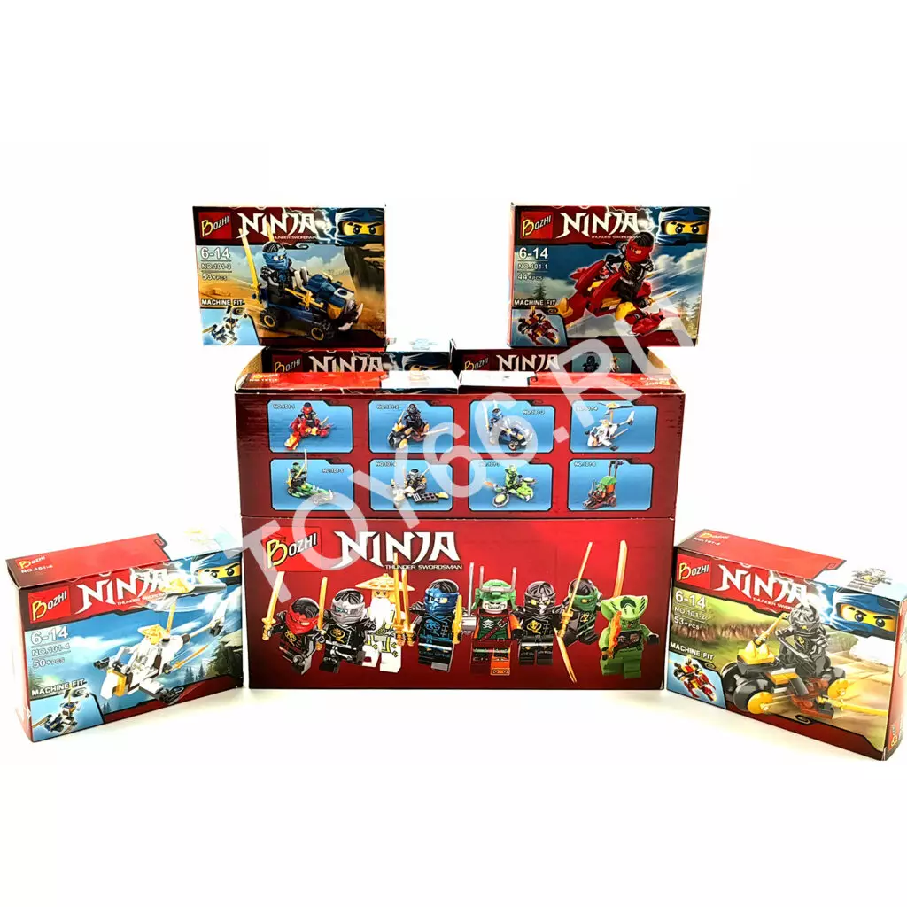 Конструктор Ниндзя 16 шт в блоке 101