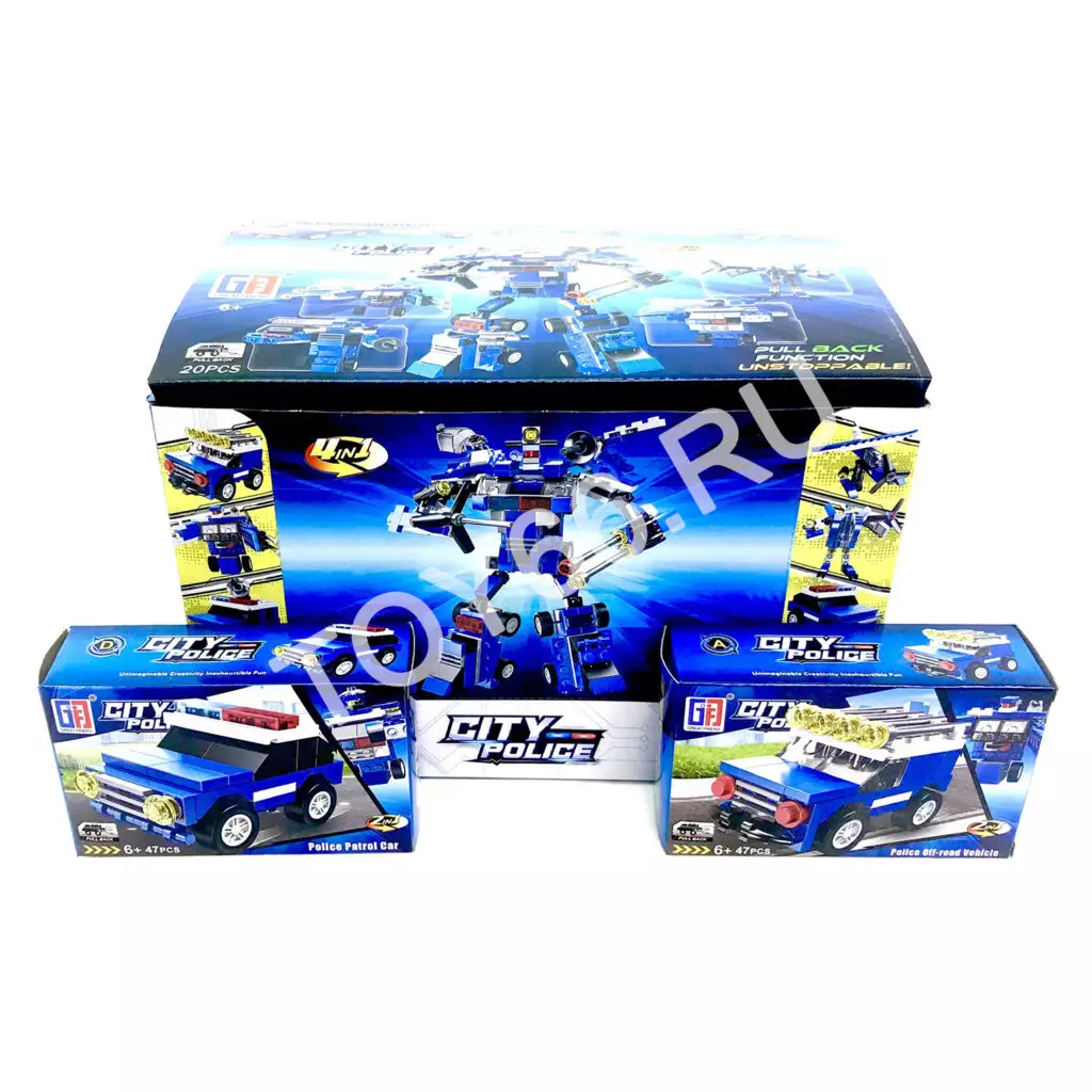 Конструктор Машинки 20 шт в блоке 123-428-431 Конструктор Машинки 20 шт в блоке 123-428-431