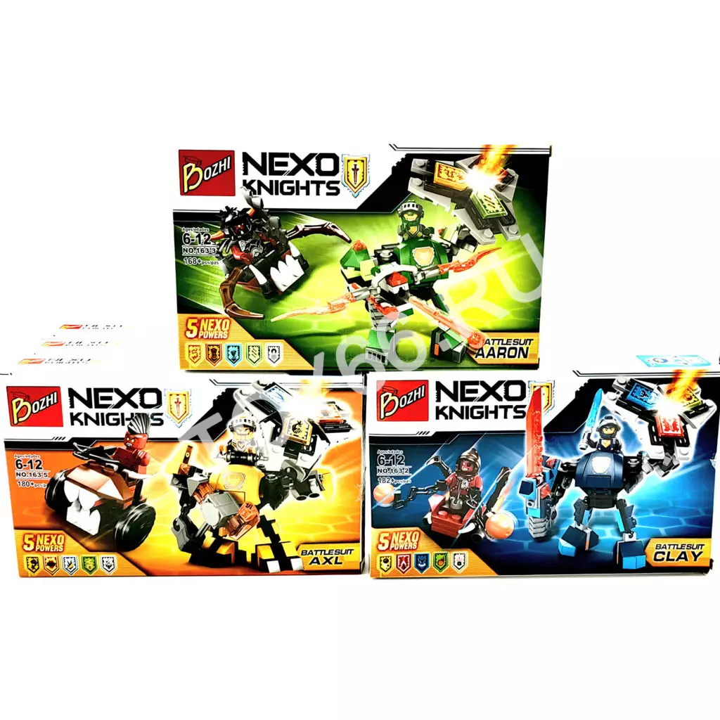 Конструктор Нексо 5 шт в блоке 163