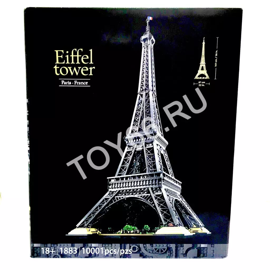 Конструктор Эйфелева башня 10001 дет 1883
