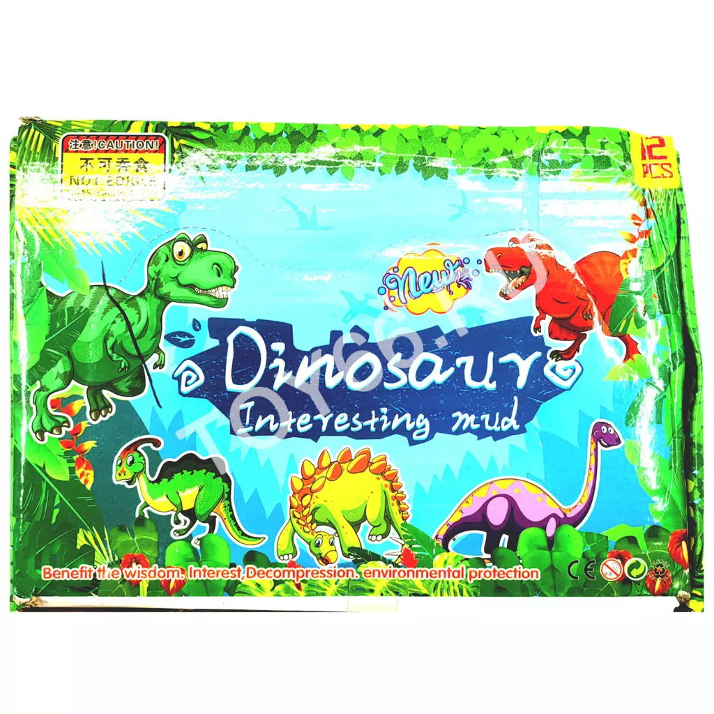 Слаймы Дино 12 шт в блоке 1973-42