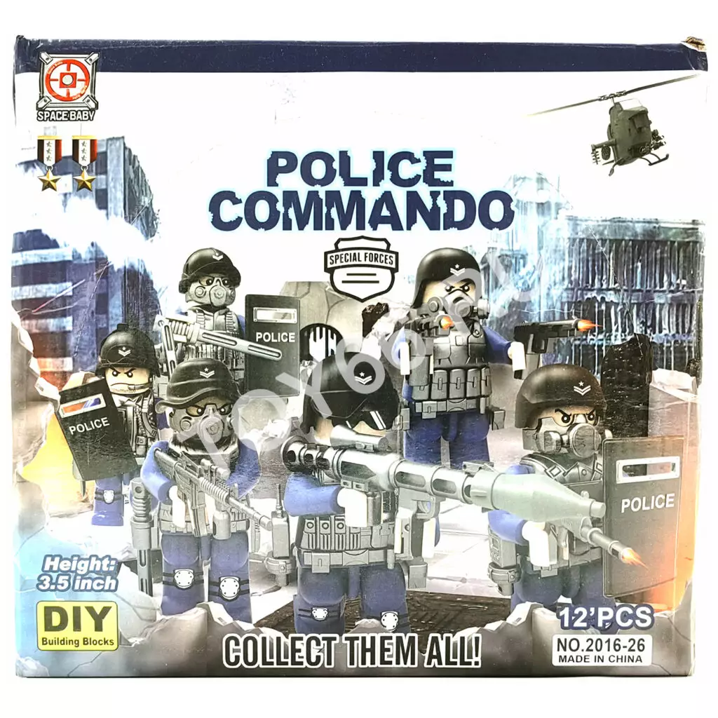 Фигурки Полиция 12 шт в блоке 2016-26-54259 Фигурки Полиция 12 шт в блоке 2016-26-54259
