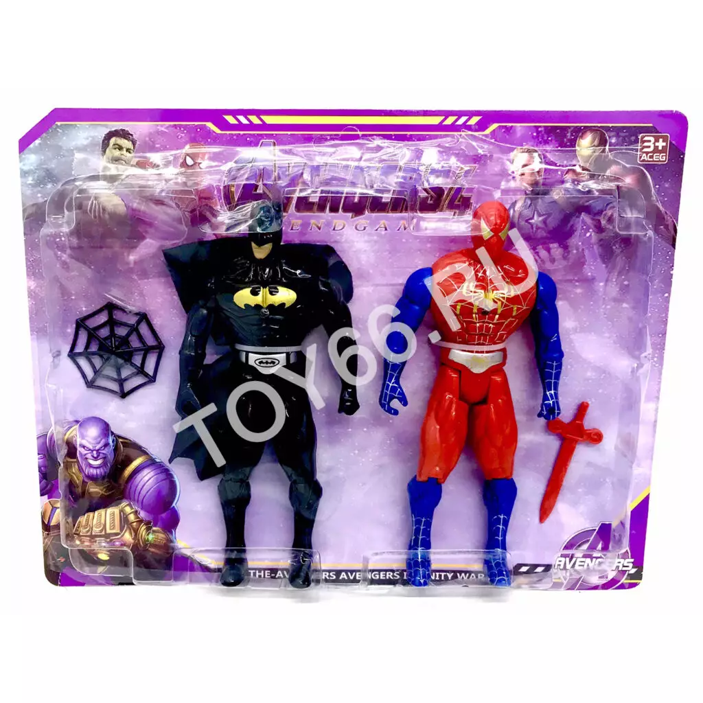 Фигурки супергерои 2 шт в наборе 2199-4 Фигурки супергерои 2 шт в наборе 2199-4