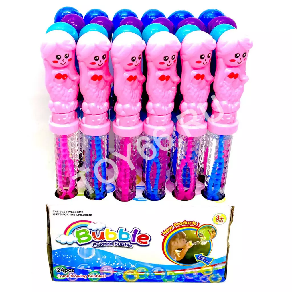 Мыльные пузыри Девочка 24 шт в блоке 2705