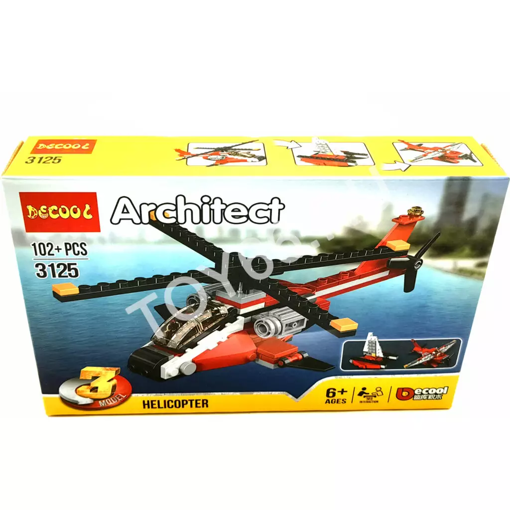 Конструктор Вертолёт 102 дет 3125