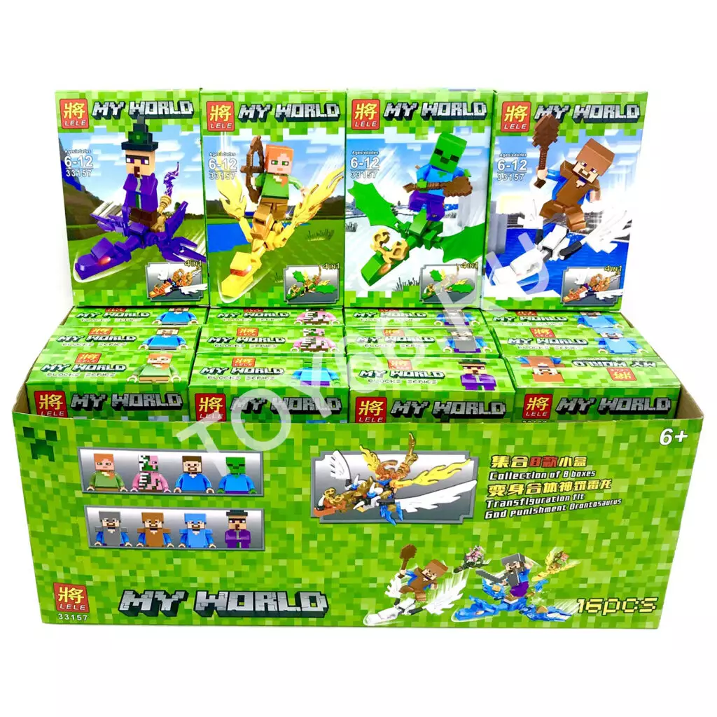 Конструктор Герои из кубиков, 16 шт в блоке 33157 Конструктор Герои из кубиков, 16 шт в блоке 33157