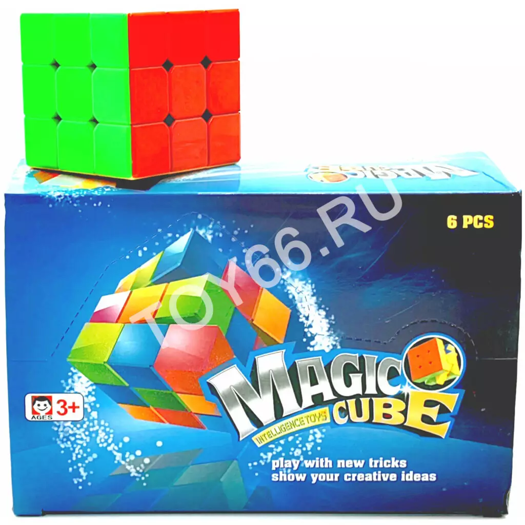 Кубик рубика 6 шт в блоке 357-F Кубик рубика 6 шт в блоке 357-F
