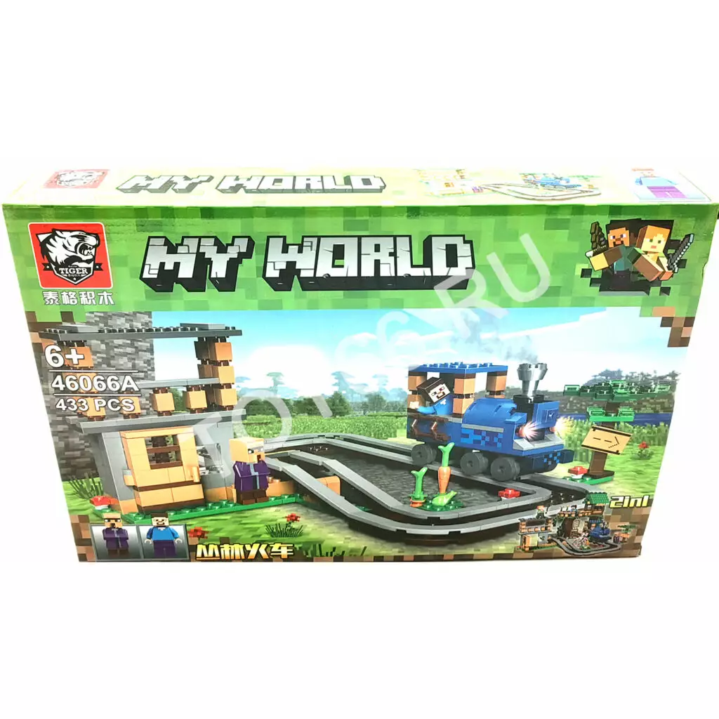 Конструктор Герои из кубиков 433 дет 46066A-B