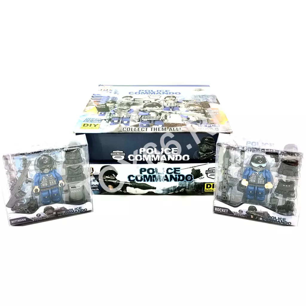 Конструктор Полиция 12 шт в блоке 54259-2126-26