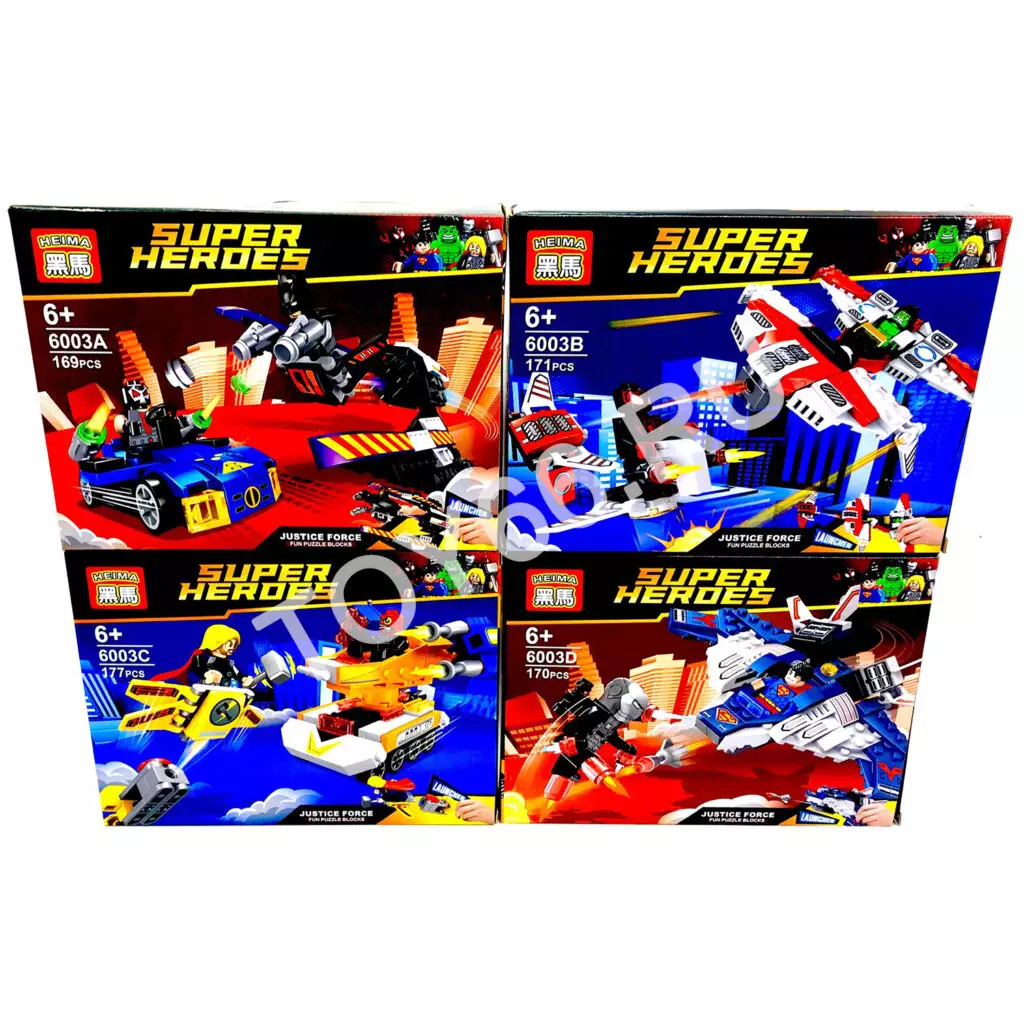 Конструктор Супергерои 6003ABCD