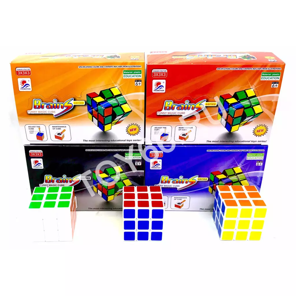 Кубик-Рубик 6 шт в блоке 602