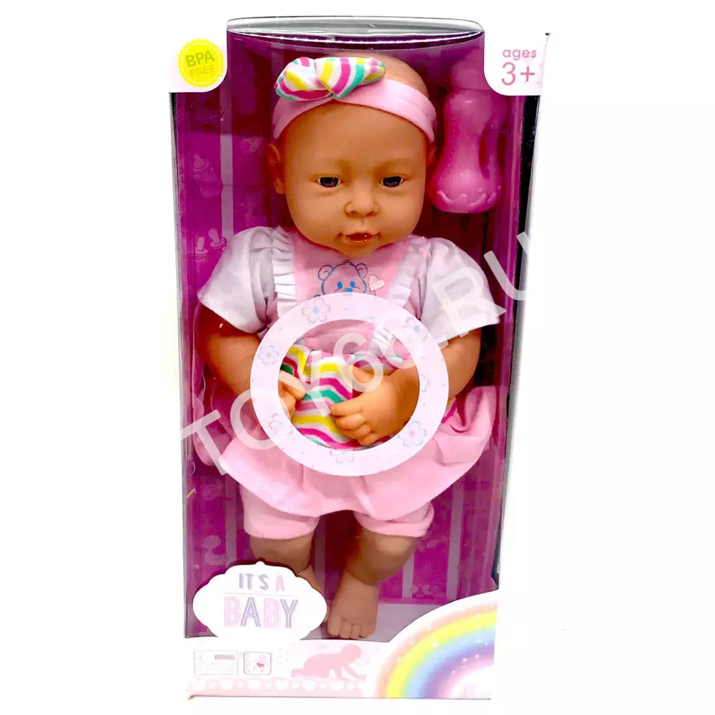 Пупс с бутылочкой 6109A