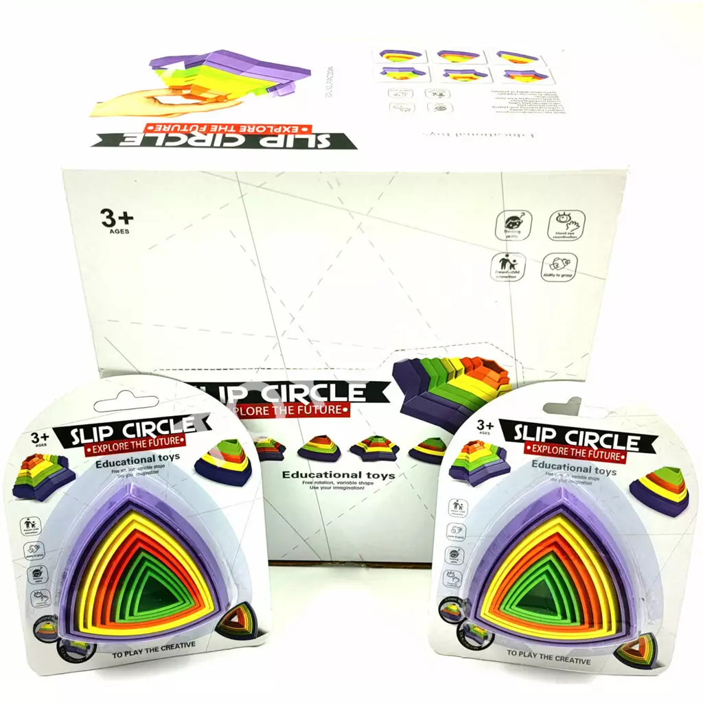 Игрушка Пирамида складной 24 шт в блоке 6627