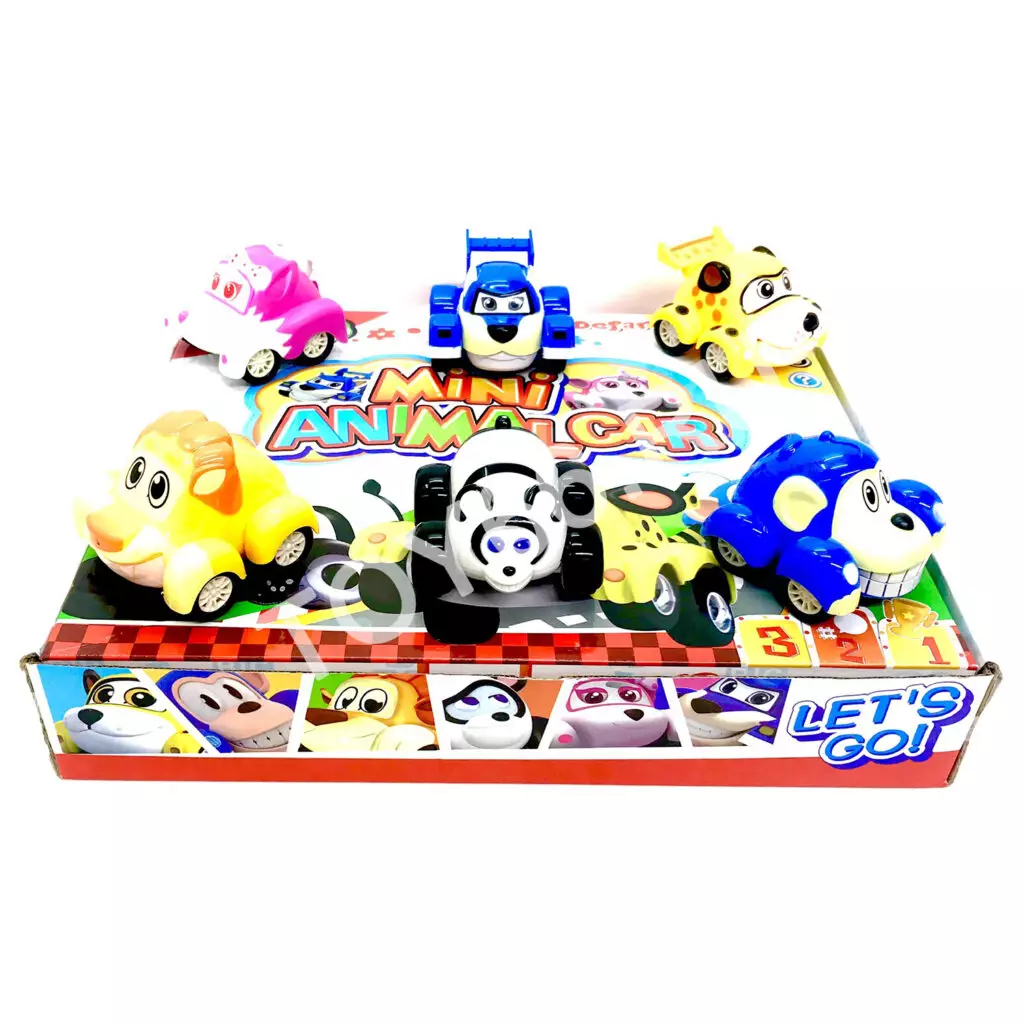 Машинки Мультяшки 12 шт в блоке 777-888-999-2014