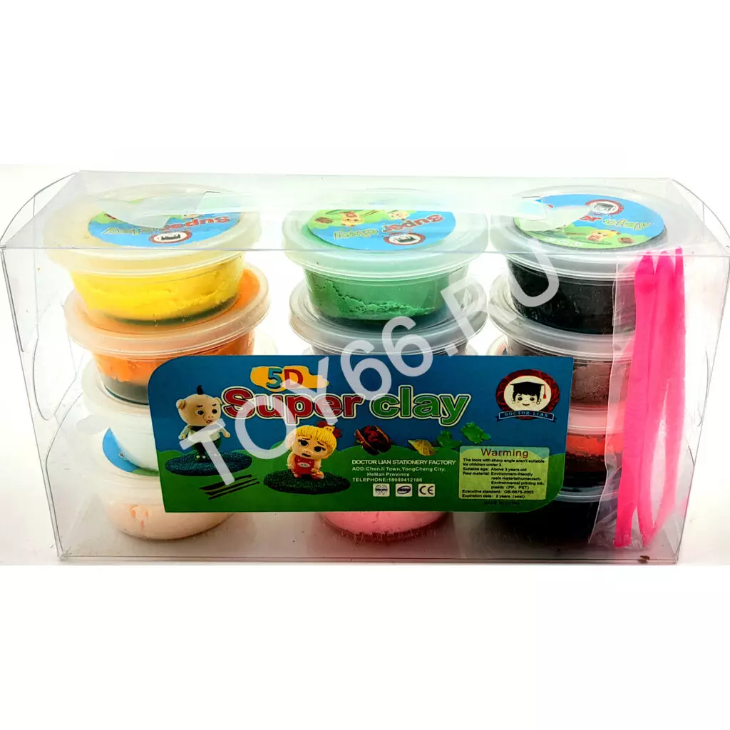 Лизун слайм 12 шт в блоке 8114-12PCS