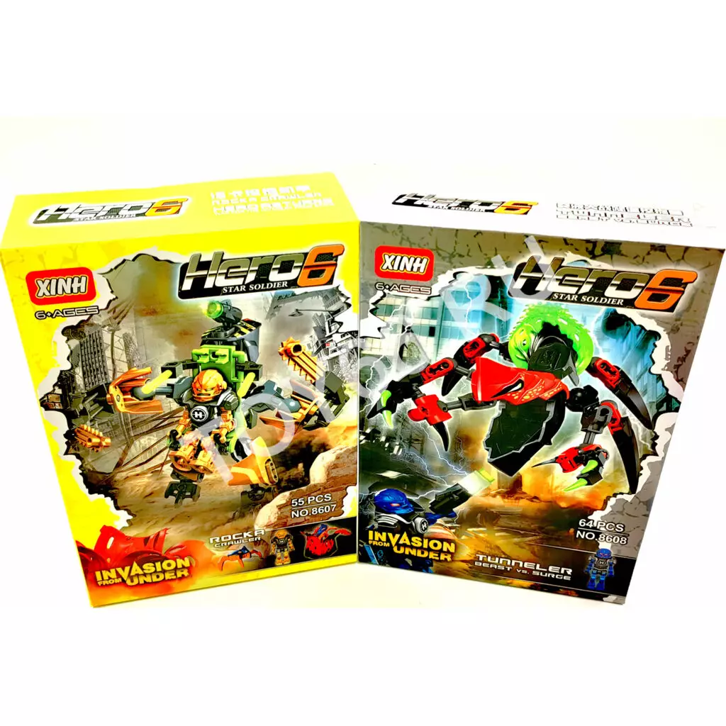 Конструктор Hero6 2 вида 86D-8607-8608