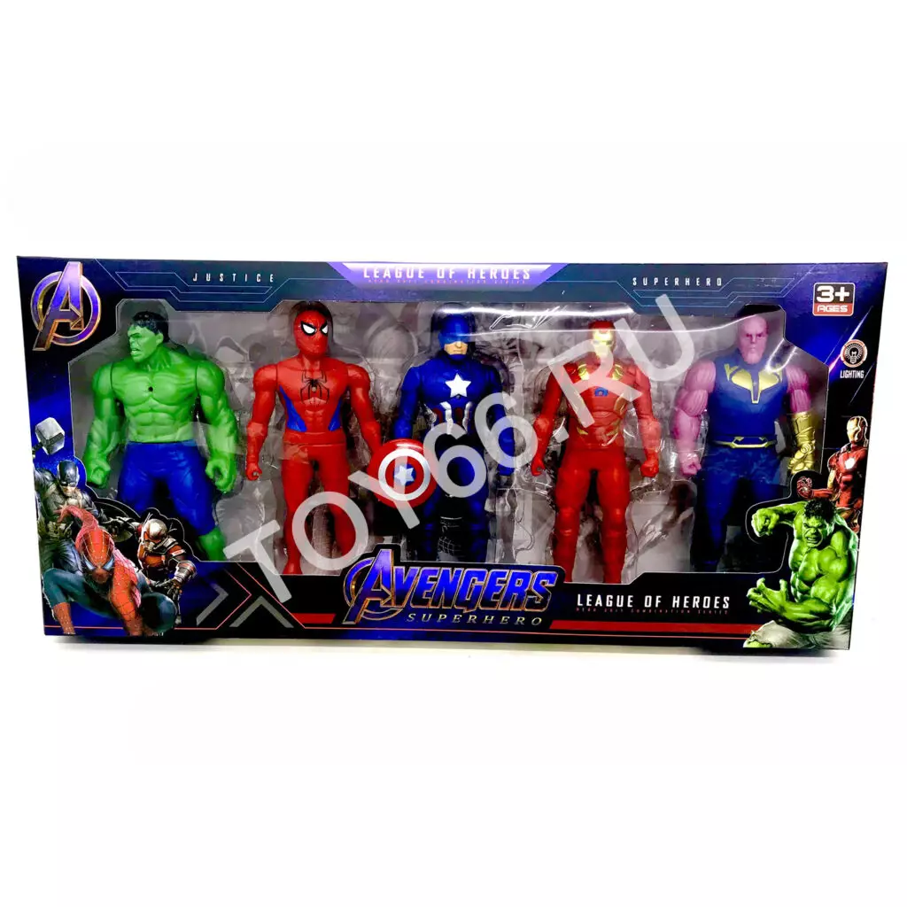 Фигурки супергерои 5 шт в наборе BJ329 Фигурки супергерои 5 шт в наборе BJ329