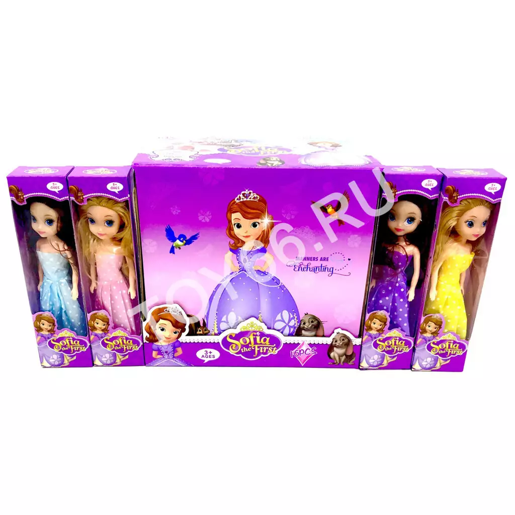 Кукла София 16 шт. в блоке CT-5