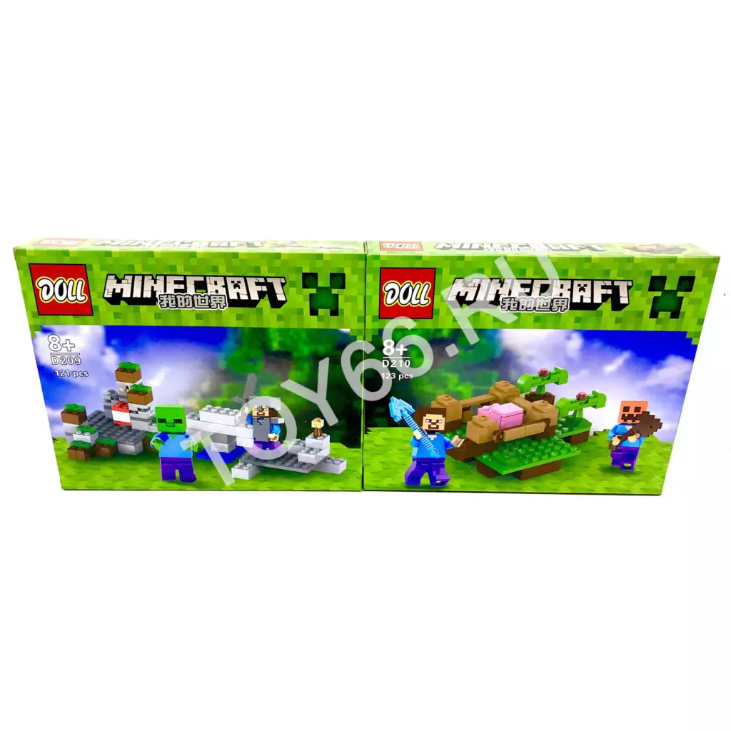 Конструктор Герои из кубиков D209-D210