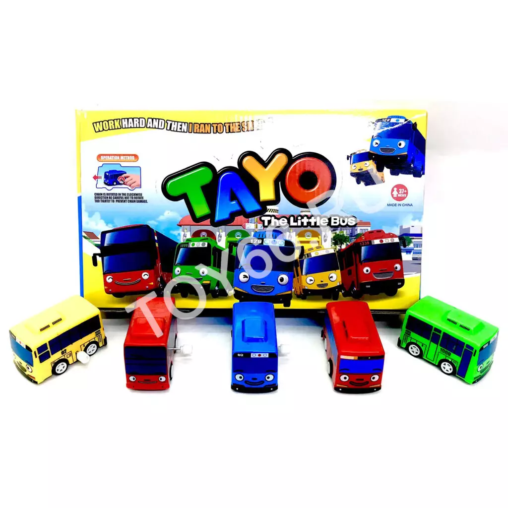 Автобус тайо 10 шт в блоке DK-02