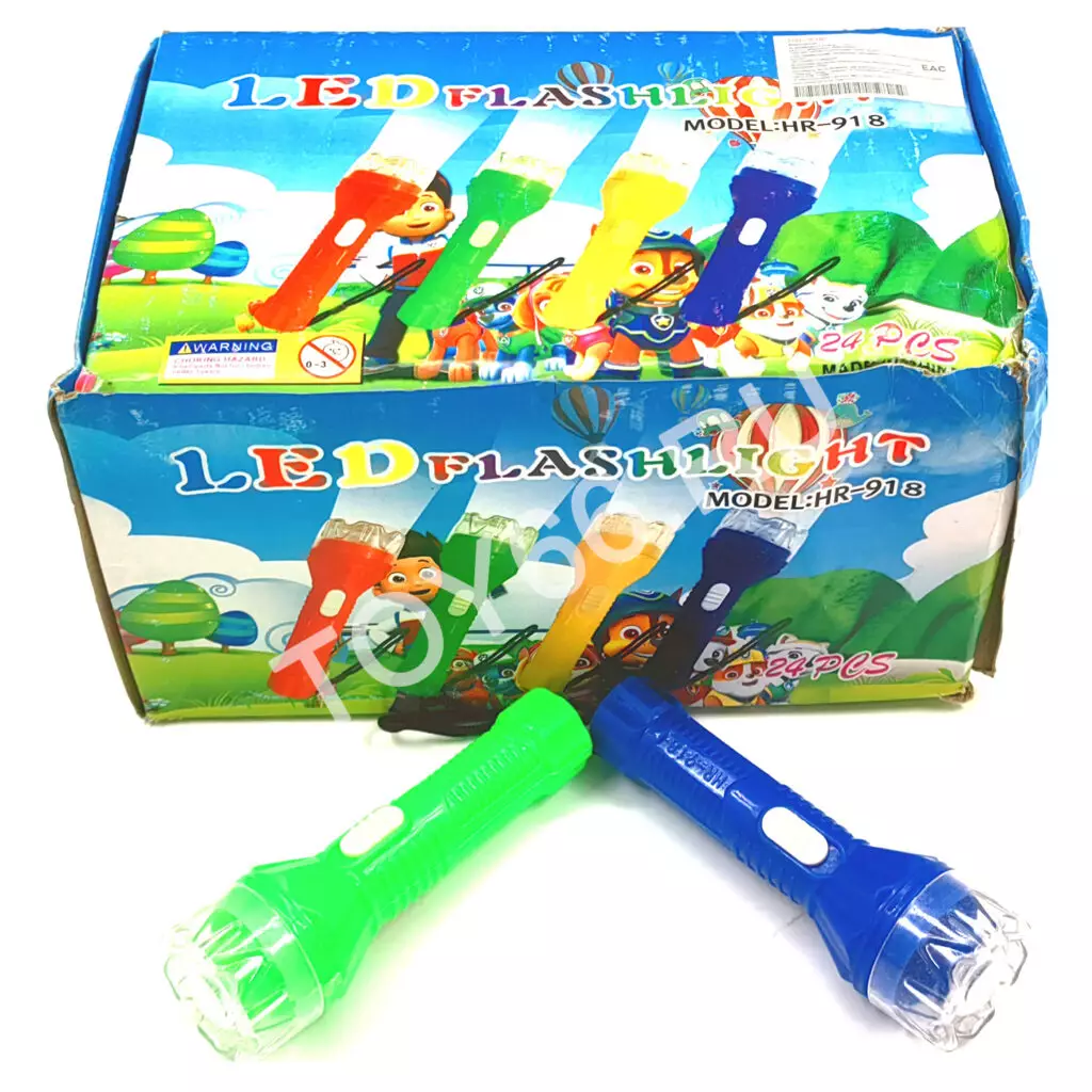 Фонарики Собачки 24 шт. в блоке HR-918-ES002