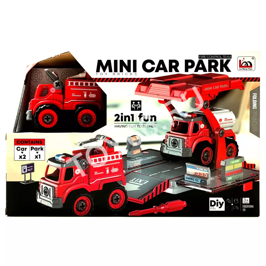 Машинка конструктор с отверткой LM9038-1