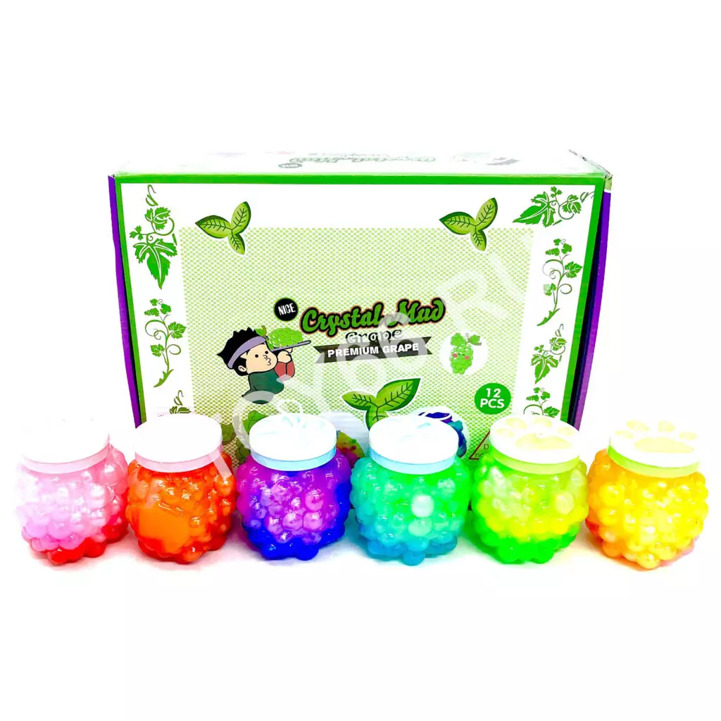 Лизун пузыри 12 шт  в блоке LY-012