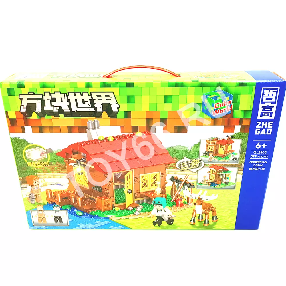 Конструктор Герои из кубиков 399 дет QL-2503